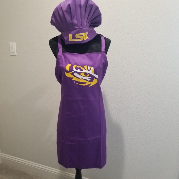 LSU Apron & Chef Hat - Picture 7 of 7